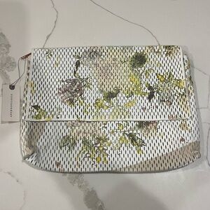 NWT Anthropologie Leather Clutch